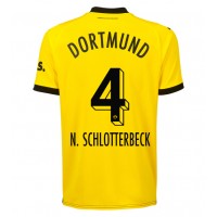 Billiga Borussia Dortmund Nico Schlotterbeck #4 Hemma fotbollskläder 2023-24 Kortärmad